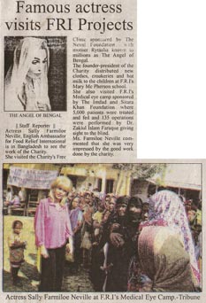 Free Medical Clinic in Khulna, Bangladesh organized by Mother Rytasha and Food Relief International